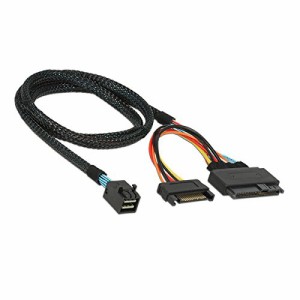 CY Mini SAS HD SFF-8643 - U.2 U2 SFF-8639 NVME PCIe SSDケーブル メインボードSSD 750 P3600 P3700用