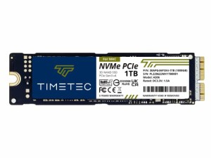 Timetec タイムテック 1TB(1000GB) 内蔵型SSD NVMe PCIe Gen3x4 3D NAND TLC 3年 と互換性が ...