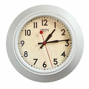 SMITHS スミス 復刻版 レトロ ウォールクロック 掛時計 アイボリー
