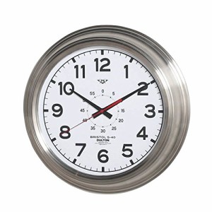 ダルトン(Dulton) 掛け時計 ウォールクロック ブリストルS-40 ホワイト 直径405×奥行80mm WALL CLOCK ''BRISTOL S-40'' WD K725-924WD