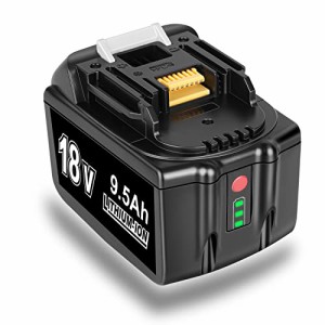 KUNLUN 18V 9.5Ah マキタ バッテリー 互換品 LEDデジタル残量表示 マキタ 18v バッテリー 互換 9.5 BL1860B BL1830 BL1840 BL1850 BL1860