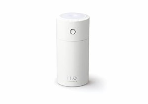 [Dolce duo] 卓上加湿器 超音波式 USB給電式 310ml 白 ホワイト 7色LEDライト 乾燥 花粉症対策 MS-1631