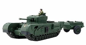 タミヤ 1/48 ミリタリーミニチュアシリーズ No.94 イギリス戦車 チャーチル Mk.7 クロコダイル プラモデル 32594