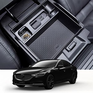 Coleya マツダ6 アテンザ 専用収納ボックス センターコンソールボックス コンソールトレイ アテンザ mazda6 gj アクセサリー アームレス