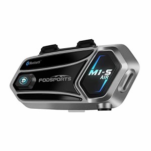 FODSPORTS(フォッドスポーツ) バイク インカム M1-S Air インカム 連続使用20時間可能 接続自動復帰 ワイドFM搭載 音楽共有 3段階音質調