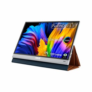 ASUS モバイルモニター モバイルディスプレイ ZenScreen OLED MQ13AH 有機ELパネル/13.3インチ/フルHD/DCI-P3 100%/応答速度1ms/USB-C/De