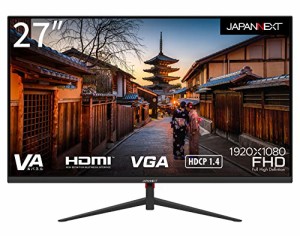 JAPANNEXT 27インチ HDMI/VGA搭載フルHD液晶モニター JN-V27FLFHD