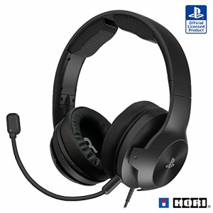 【PS5動作確認済】ホリゲーミングヘッドセット ハイグレード for PlayStation4 ブラック【SONYライセンス商品】
