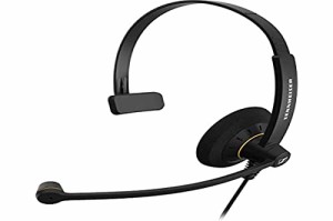 【国内】EPOS | SENNHEISER USB接続 UC ヘッドセット SC 30 USB ML ノイズキャンセリングマイク Skype for Business製品 2年 (片耳タイプ