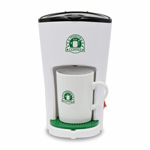 applife コーヒーマシン PREMIUM WHITE マグカップ付 | YSN 本格的 ドリップコーヒー コーヒーメーカー 全自動 ドリップ コーヒーブレイ