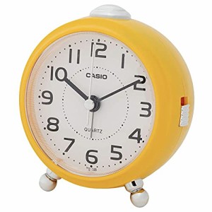 CASIO(カシオ) 目覚まし時計 黄色 アナログ 小型 スヌーズ ライト付き TQ-149-9JF