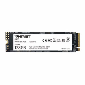 Patriot Memory P300 128GB M.2 SSD 2280 NVMe PCIe Gen 3x4 内蔵型SSD P300P128GM28