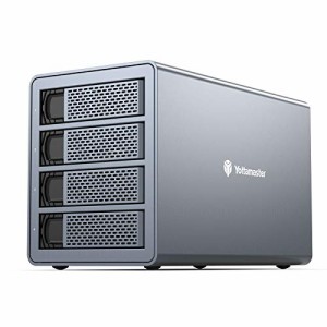 [RAID機能]Yottamaster HDDケース 3.5インチ USB3.0接続 4Bay ハードディスクケース SATA3対応 18TB×4台搭載可能 RAIDケース 中小企業向