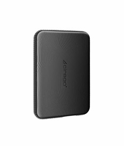 Cirago 外付けHDD ポータブルハードディスク 1TB スリムタイプ USB3.0 テレビ録画/PC/Mac/PS4/XBox対応 耐衝撃ラバー付 3年保証 (Black)