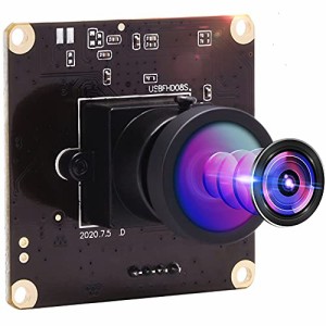 ELP 1080P ウェブカメラ 歪みなし MJPEG 360P/260fps 高いフレームレートUSB工業用カメラ 2MP 60fps カメラモジュール用アンドロイドlinu