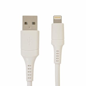 ラスタバナナ iPhone iPod iPad MFi認証 2.4A ライトニング USB 充電・通信ケーブル Lightning USB-A ホワイト 2m R20CAAL2A02WH