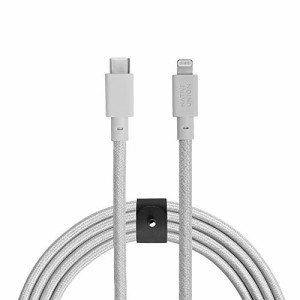 NATIVE UNION [ネイティブユニオン] Belt Cable USB-C to ライトニング データ同期 急速充電ケーブル [MFi認証] iPhone/iPad対応 (3メー