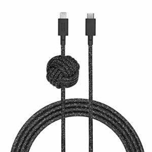 NATIVE UNION [ネイティブユニオン] Night Cable USB-C to ライトニング データ同期 急速充電ケーブル [MFi認証] iPhone/iPad対応 (3メー