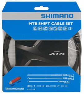 シマノ (SHIMANO) リペアパーツ シフトケーブルセット ポリマーコーティング MTB ブラック Y01V98110