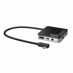 j5create iPad Pro 11 & 12.9インチ専用取付パッド付 USB-C 7in1マルチアダプター Power Delivery100W 【USB3.1 Type-Aｘ1、USB3.1 Type-