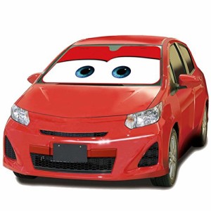 ナポレックス 車用 サンシェード ディズニー・PIXAR カーズ レッド 展開寸法700×1300mm 吸盤2個付 NAPOLEX DC-53