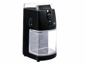 メリタ Melitta コーヒー グラインダー コーヒーミル 電動 フラットディスク式 杯数目盛り付き ホッパー 100g、 定格時間 90秒間 パーフ
