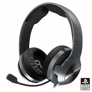 【PS5動作確認済】ホリゲーミングヘッドセット プロ for PlayStation4 ブラック【SONYライセンス商品】