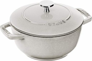 staub ストウブ 「 ワナベ カンパーニュ M 18cm 」 両手 鋳物 ホーロー 鍋 炊飯 2合 IH対応【日本正規販売品】 Wa-NABE 40501-477