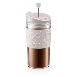 BODUM ボダム TRAVEL PRESS SET トラベルプレスセット フレンチプレス コーヒーメーカー (タンブラー用リッド付き) プラスチック 350ml 