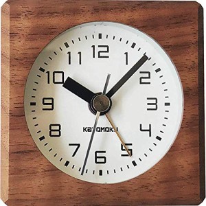 KATOMOKU Alarm Clock 7 ウォールナット km-100WA 目覚まし時計