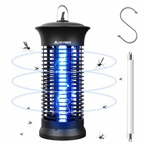 AUGYMER 電撃殺虫器 捕虫器 コバエ取り機 こばえとり 2Mケーブル付き 電気蚊取り器 6W 屋外 省エネ 蚊取り 虫取り機 虫取り器 効果抜群 