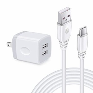 「アンドロイド充電器*1個+USB A-USB Cケーブル*1本*1.8m」Viviber Android スマホ 充電器 Type-c 急速充電 usb携帯充電器 タイプc usb 