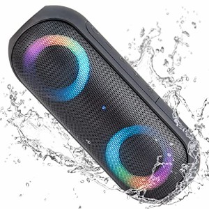 Bluetooth スピーカー ブルートゥーススピーカー 防水IPX7 DSP処理技術 30W ぶるーとぅーすすぴーかー カラフル ステレオ ワイヤレス ポ