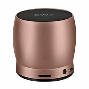 EWA A150 Bluetooth スピーカー ポータブル ワイヤレス Bluetooth5.0 MicroSDカード再生 ハンズフリー通話対応 (pink gold)