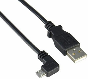 StarTech.com スマホ充電Micro-USBケーブル 0.5m L型左向きマイクロUSB (オス) - USB-A (オス) 24AWG 充電/データ転送ケーブル USBAUB50C