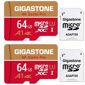 【5年保証 】Gigastone Micro SD Card 64GB マイクロSDカード UHS-I U3 Class 10 100MB/S 高速 micro sd カード Nintendo Switch 動作確