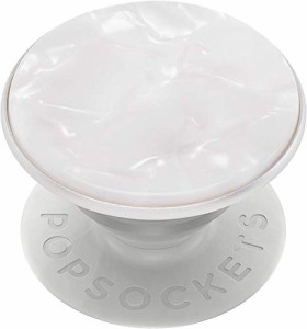 PopGrip Acetate Pearl White POPSOCKETS（ポップソケッツ） スマホリング スマホスタンド スマホグリップ スマホアクセサリー iPhone An