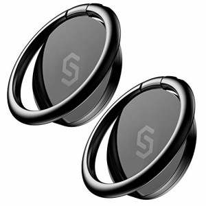 【2個入り】Syncwire スマホリング 携帯リング 薄型 360°回転 落下防止 指輪型 スタンド機能 iPhone リング ホールドリング フィンガー