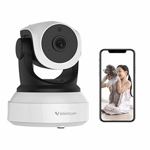 VStarcam 防犯カメラ wifi AI人間センサー 200万画素 1080P フルHD WiFi 無線 ネットワークカメラ（IPカメラ）ベビーモニター ワイヤレス