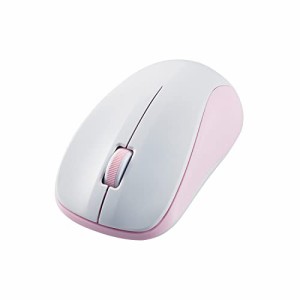 エレコム ワイヤレスマウス Bluetooth 3ボタン Mサイズ 抗菌 ピンク M-BY11BRKPN