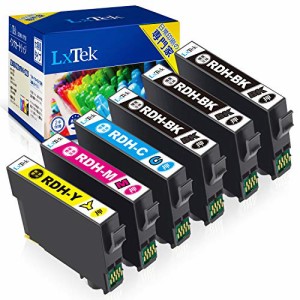 【LxTek】Epson用 PX-048A PX-049A インク RDH-4CL インクカートリッジ 6本セット(4色セット+黒2本) エプソン対応 リコーダー インク 『