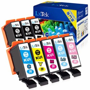 【LxTek】Epson用 エプソン互換 KUI-6CL-L インクカートリッジ 8本セット（6色セット+黒2本） クマノミ インク 『互換インク/2年保証/大