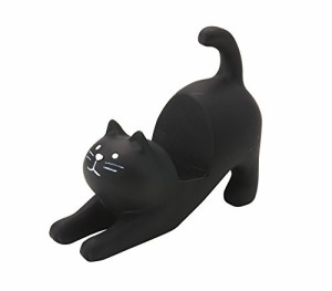 DECOLE concombre のび猫スマホスタンド 黒猫