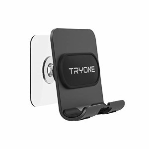 壁掛けデザイン スマホ スタンド 両用 タブレット スタンド TRYONE 壁掛け スタンド 貼り付けシール2枚 強力粘着 貼り付け跡なし 耐荷重 