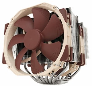  Noctua NH-D15, プレミアム CPUクーラー NF-A15 PWM 140mmファン付き ツインタワー (ブラウン)  