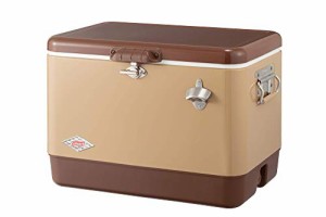 コールマン(Coleman) クーラーボックス スチールベルトクーラー 54QT 約51L 保冷力4日 バターナッツ