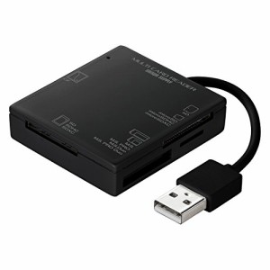 サンワサプライ USB2.0 カードリーダー SD/micro SD/MS/xD/CF対応 ブラック ADR-ML15BK  