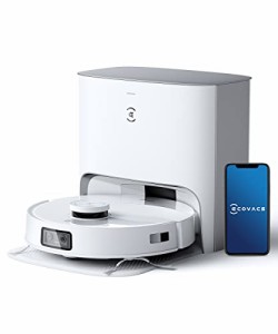 【芳香剤付き】 ECOVACS (エコバックス) T10 PLUS ロボット掃除機 自動ゴミ収集 強力吸引 OZMO PRO 3.0水拭き AIVI 3.0障害物回避システ