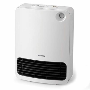 アイリスオーヤマ ヒーター セラミックファンヒーター 人感センサー付き 1200W ~8畳 マイコン式 幅24×高さ33×奥行13cm JCH-126T-W ホワ