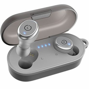 TOZO T10 Bluetooth イヤホン【2022最新化版】 IPX8完全防水 充電ケース付き 完全ワイヤレス自動ペアリング Bluetooth イヤホン, ワイヤ